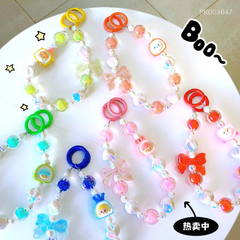 ** Móc khoá chuỗi nơ/cô gái kixi 2 khoen