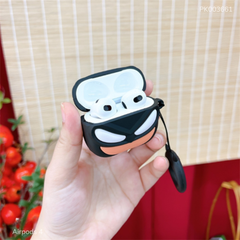 ** Case Airpods 4 dẻo mặt người dơi