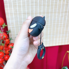 ** Case Airpods 4 dẻo mặt người dơi