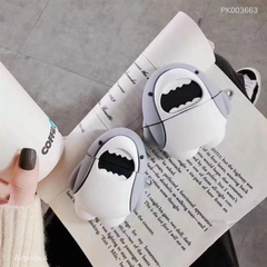** Case Airpods 4 dẻo cá mập xám