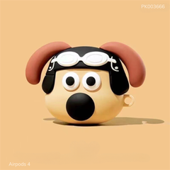 ** Case Airpods 4 dẻo mặt chú chó Gromit