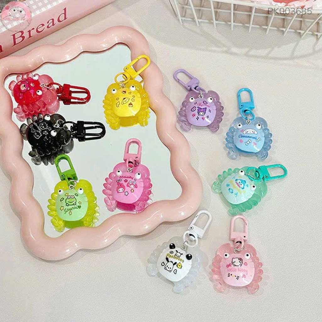 ** Móc khóa mini Charm Cua hoạt hình