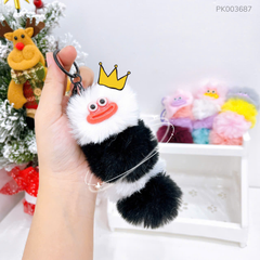 ** Móc khóa Sâu lông nhiều màu