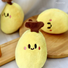 ** Móc khóa trái chuối vàng tròn