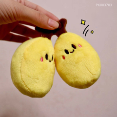 ** Móc khóa trái chuối vàng tròn