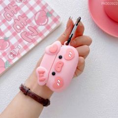 ** Case Airpods Pro 2 heo má hồng