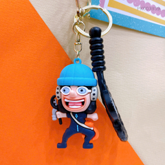 ** Móc khóa mũi dài nón xanh