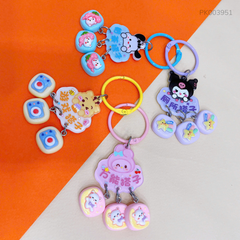 ** Móc khóa mini 3 mắc xích nhiều hình