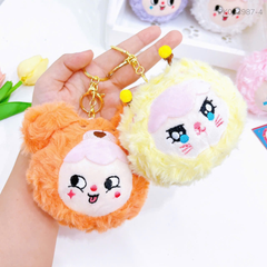 ** Móc khóa gấu bông đầu 