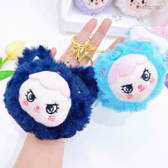 ** Móc khóa gấu bông đầu 