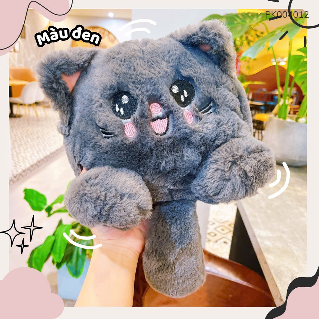 ** Túi đeo chéo/Balo mèo bông nhiều màu