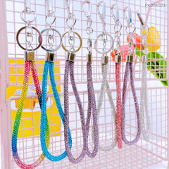 ** Dây đeo trang trí đính hạt nhiều màu - ngắn