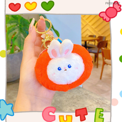 ** Móc khóa bông quả đào thú