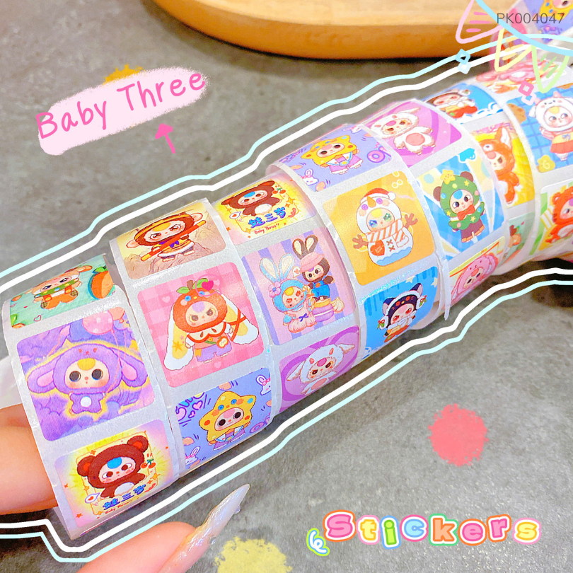 ** Set hình Baby Three (cuộn)