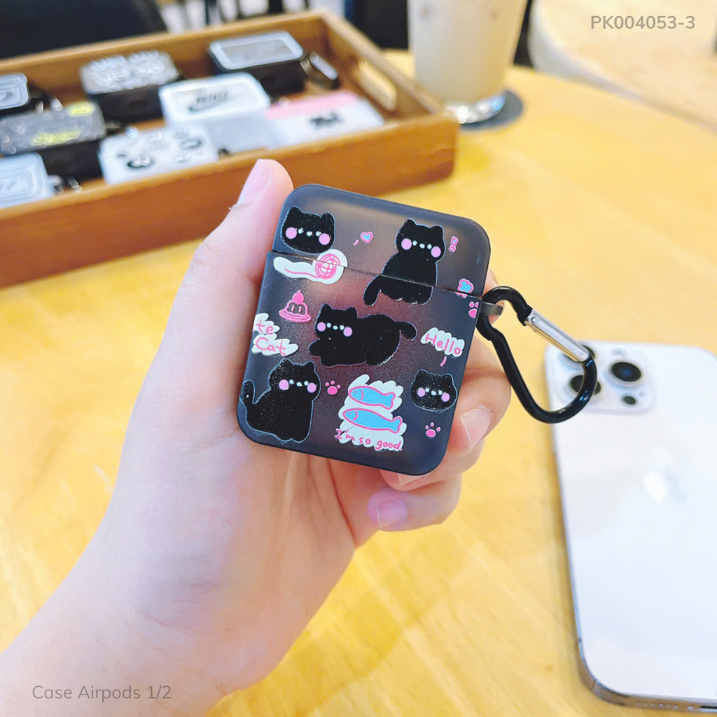 ** Case Airpods 1/2 nhựa dẻo nhiều hình