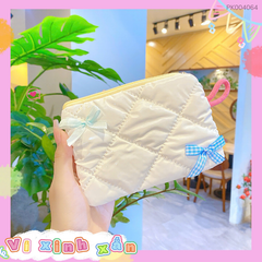 ** Móc khóa ví phao nơ chữ nhật nhiều màu