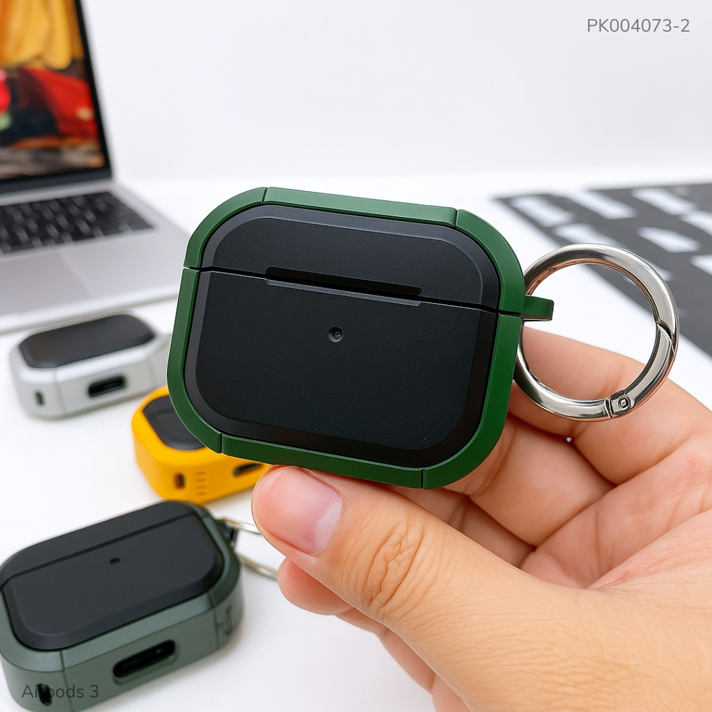 Case Airpods 3 EggShell viền màu chống sốc