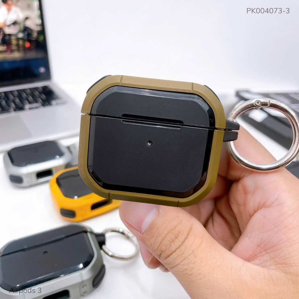 Case Airpods 3 EggShell viền màu chống sốc