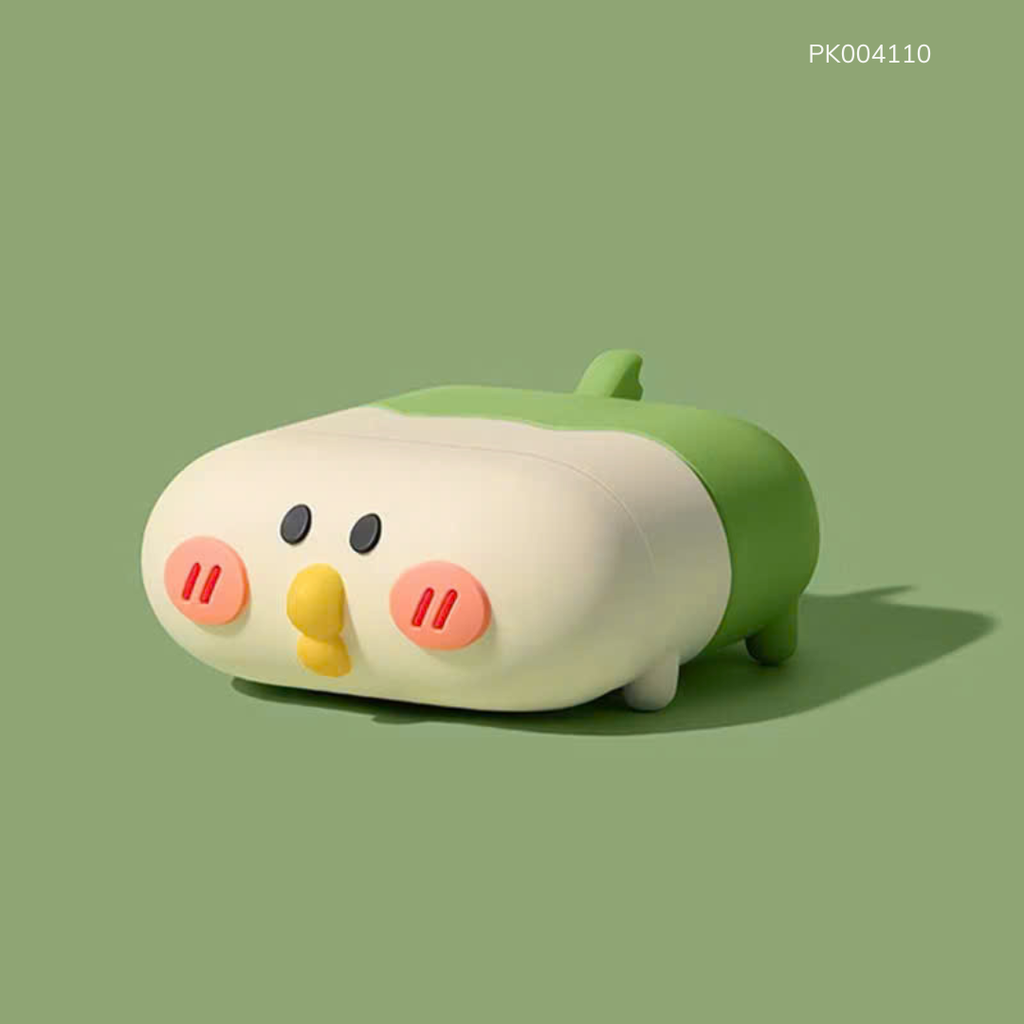 ** Case Airpods Pro silicon chim sẻ quần xanh