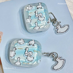 ** Case Airpods 3 lưng trong viền nhám in hình