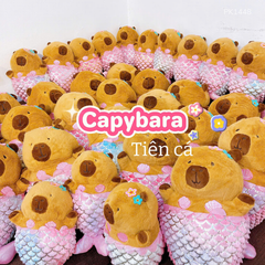 ** Gấu bông Capybara nàng tiên cá Size 35cm