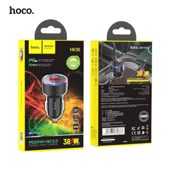 Sạc xe hơi Hoco HK30 PD 20W + QC3.0