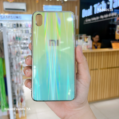 Ốp Xiaomi Redmi 7A Lưng kính cầu vồng