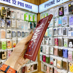Ốp IP 12 Pro 6.1 marvel vân da sần bảo vệ camera mẫu vuông