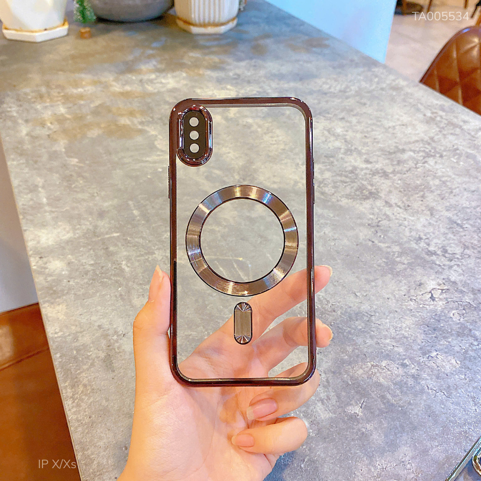 Ốp IP X Dẻo trong viền xi camera khoét táo