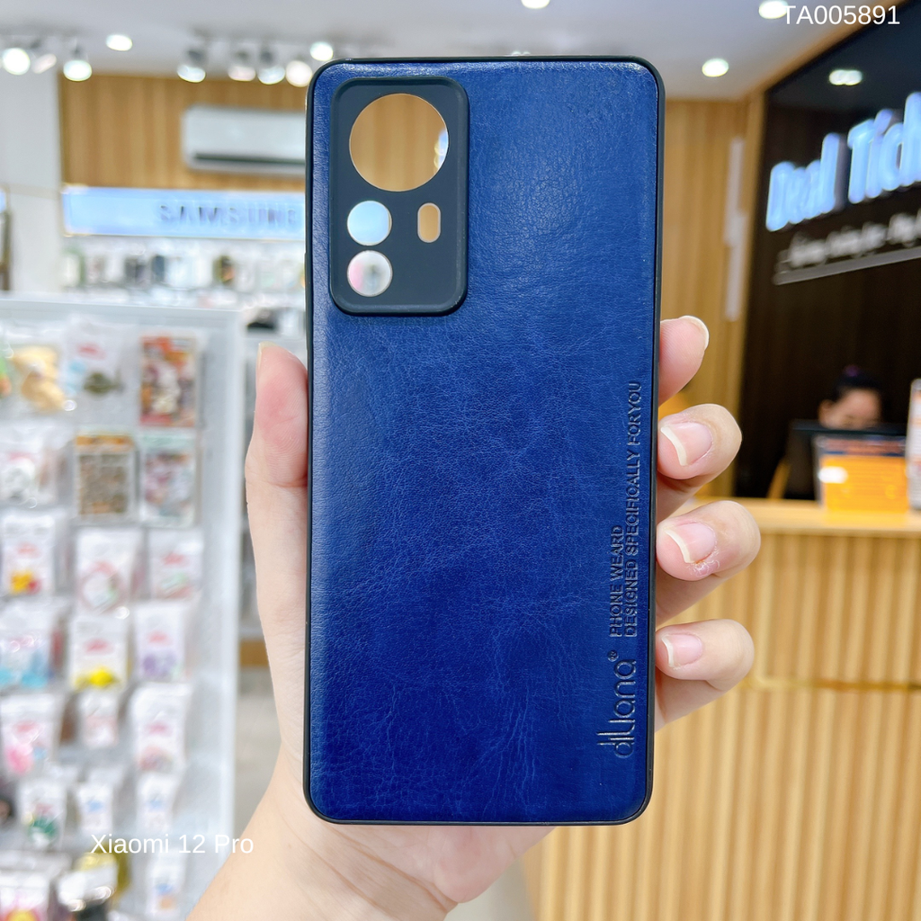 ** Ốp Xiaomi 12 Pro vân giả da Diliana