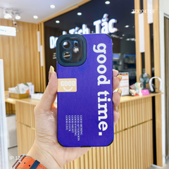 Ốp IP 12 6.1 Good Time vân vali bảo vệ camera