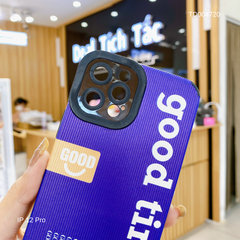 Ốp IP 12 Pro 6.1 Good Time vân vali bảo vệ camera