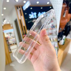 ** Ốp iPhone X Space lưng cứng trong nút bạc