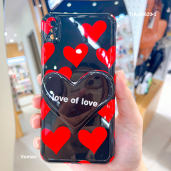 ** Ốp IP XS Max viền dẻo lưng nhiều hình kèm Pop