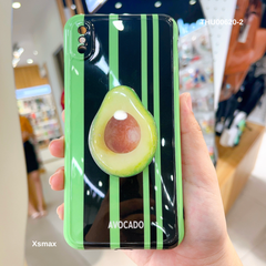 ** Ốp IP XS Max viền dẻo lưng nhiều hình kèm Pop