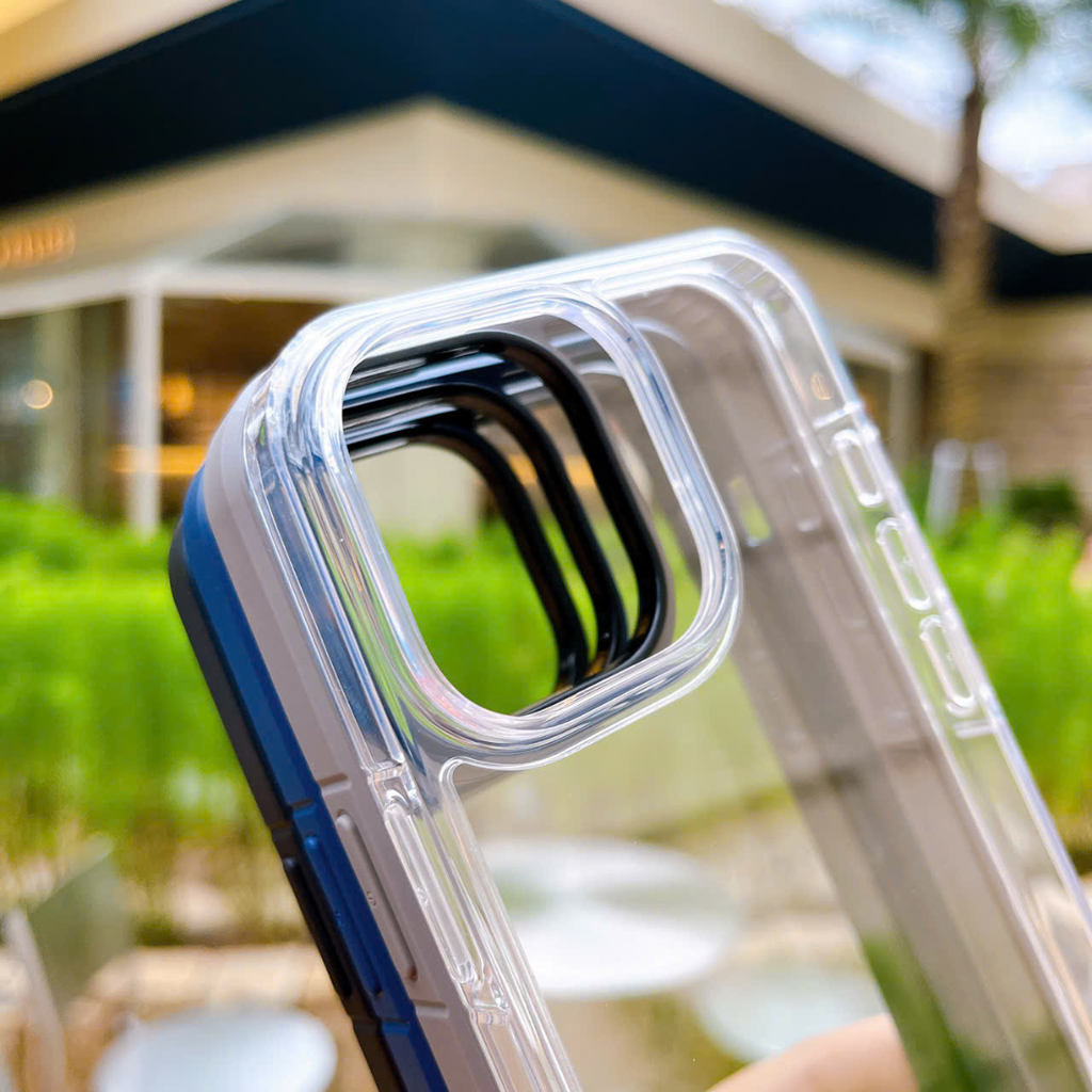 Ốp IP 15 Pro Max X-Level trong cứng viền dẻo