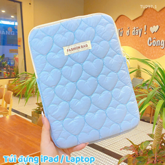 ** Túi chống sốc hoạ tiết trái tim Fashion Bag 15.6 inch