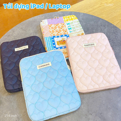 ** Túi chống sốc hoạ tiết trái tim Fashion Bag 15.6 inch