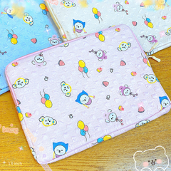 ** Túi chống sốc nhiều hình hoạ tiết bong bóng 13 Inch