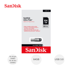 ** USB Sandisk CZ73 64G 3.0