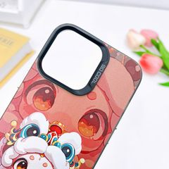 ** Ốp IP 13 Pro Max lưng cứng rắn đội lân ngậm vàng