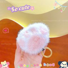 ** Móc khóa bông chân mèo to