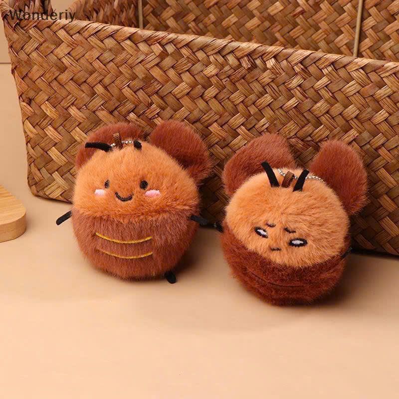 Móc khóa bông tiểu cường mini