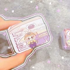 ** Case Airpods 3 dẻo Labubu nón áo vàng