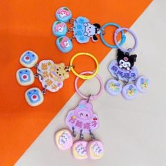 ** Móc khóa mini 3 mắc xích nhiều hình