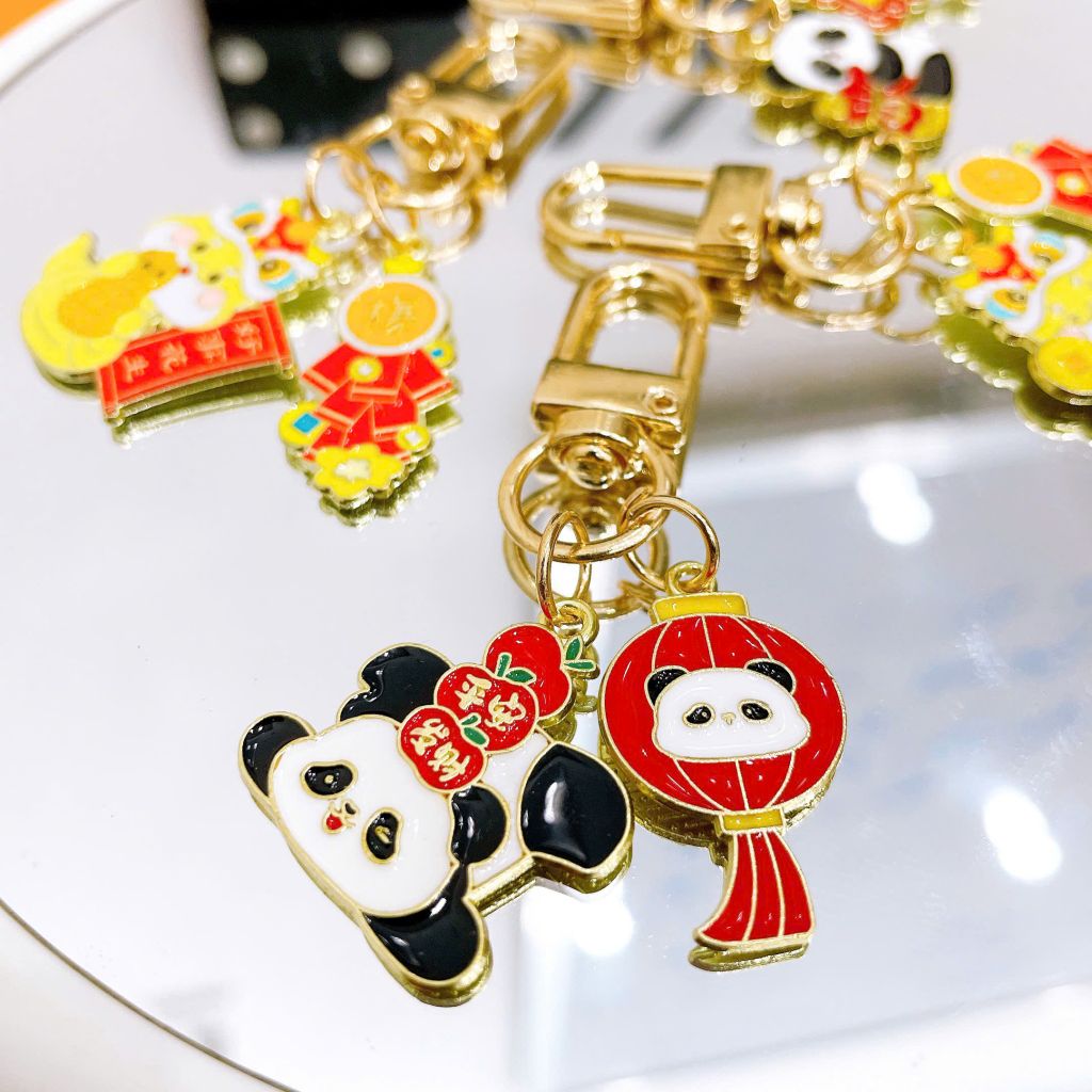 ** Móc khóa mini thiết nhiều hình chủ đề tết