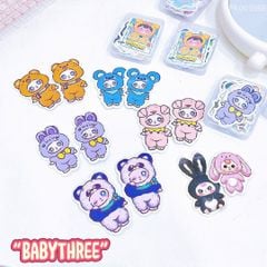 ** Set hình sticker Baby Three (Hộp)