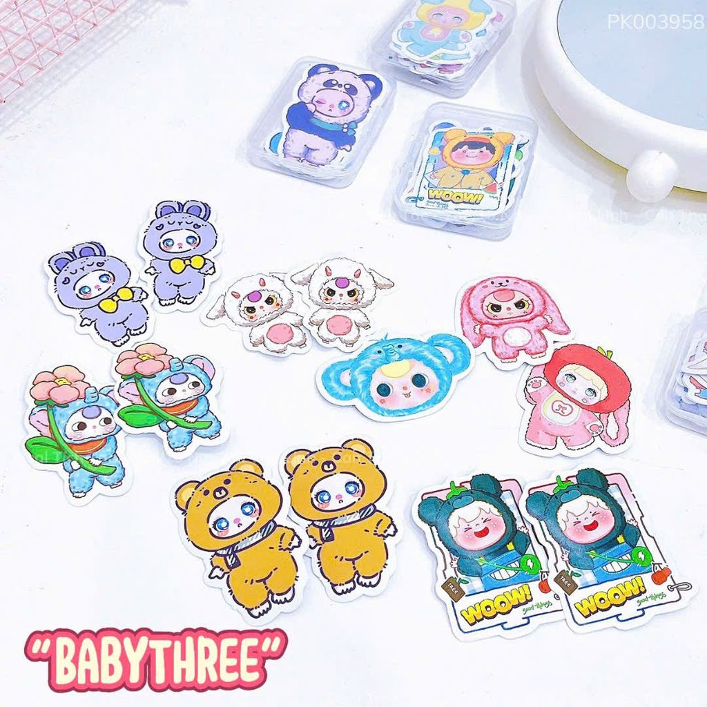 ** Set hình sticker Baby Three (Hộp)