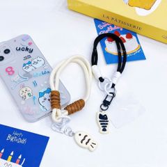 ** Dây đeo điện thoại kèm móc khóa mini