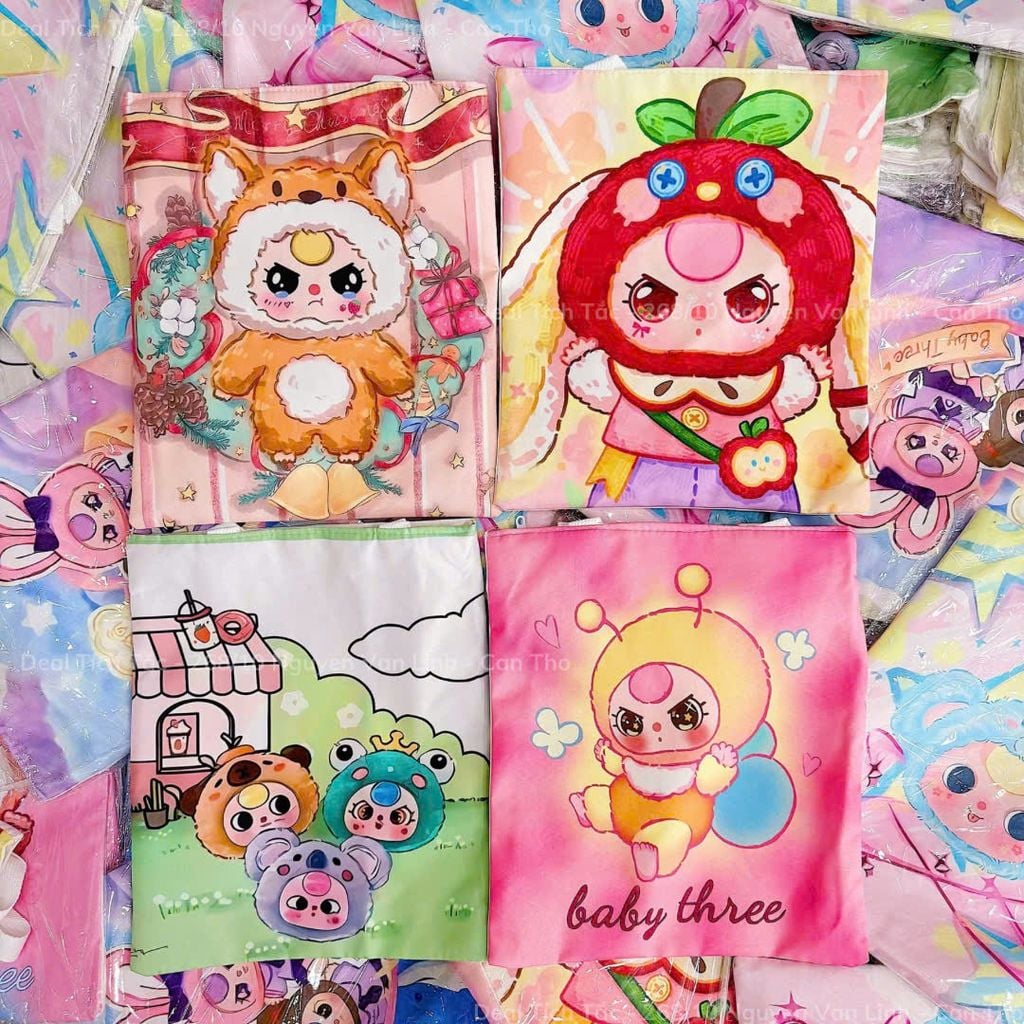 ** Túi tote Baby Three nhiều hình
